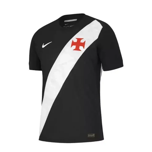 Camisa Vasco da Gama I 2026/27 Torcedor Nike Masculina - Preta Faixa Branca