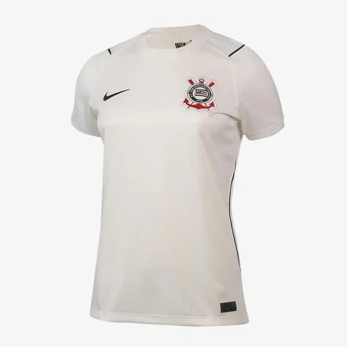 Camisa Corinthians Nike I 2026/27 INVASÃO Torcedora Feminina - Branca