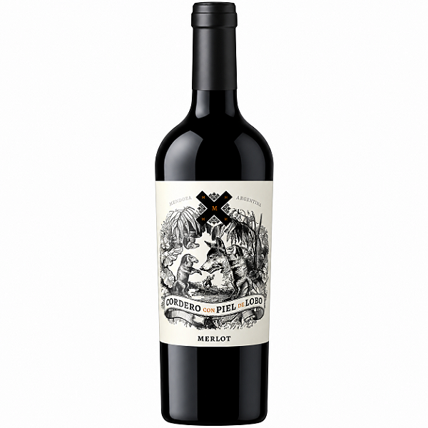 Vinho Cordero con Piel de Lobo Merlot 750ml