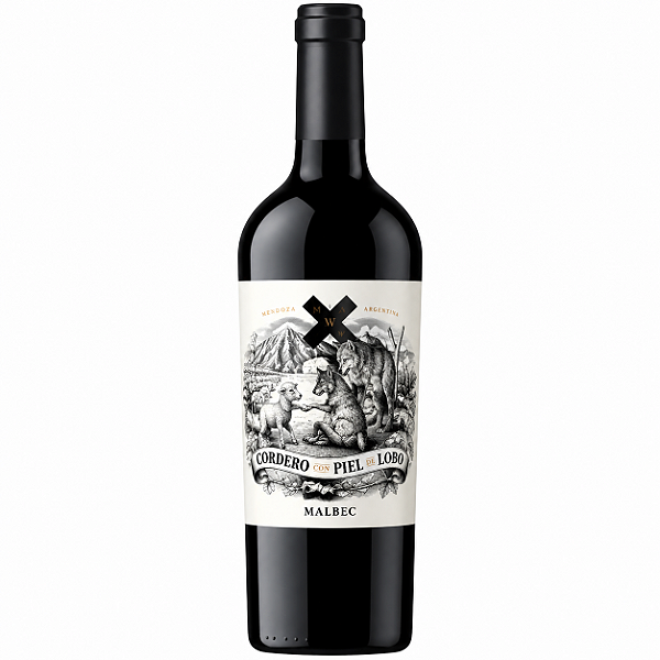 Vinho Cordero con Piel de Lobo Malbec 750ml