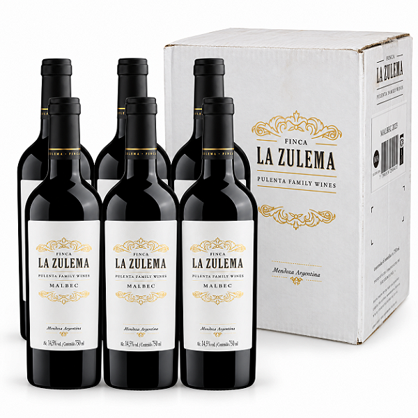 Kit Com 6 Garrafas — Vinho La Zulema Malbec 750ml
