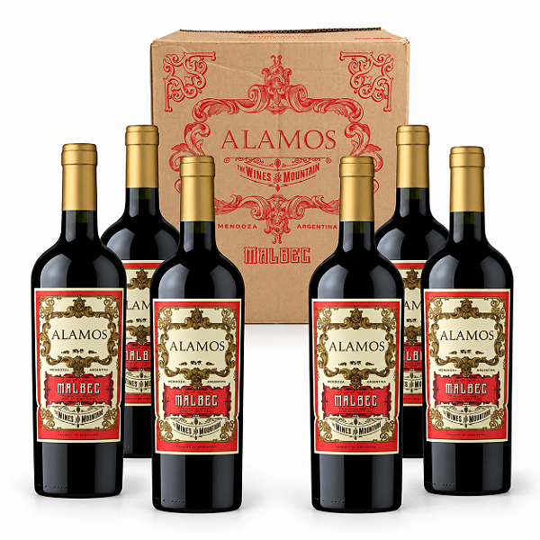 Kit Com 6 Garrafas — Vinho Alamos Malbec 750ml