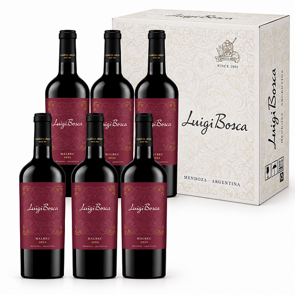 Kit Com 6 Garrafas — Vinho Luigi Bosca Malbec 750ml