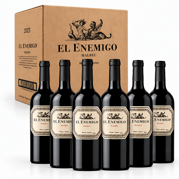 Kit Com 6 Garrafas — Vinho El Enemigo Malbec 750ml