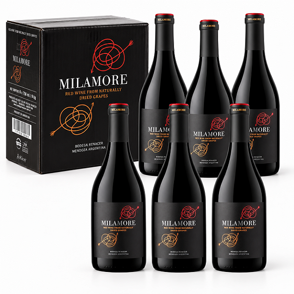 Kit Com 6 Garrafas — Vinho Milamore Blend 750ml
