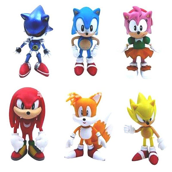 Conjunto Figures Sonic Sega - Figure Set