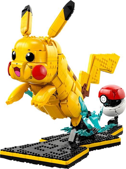 Pikachu e Pokébola - Conjunto Lego Pokémon