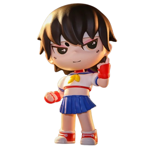 Sakura Street Fighter - Pop Mart Colecionável