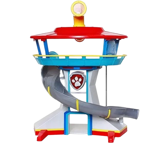 Patrulha Canina Torre 44cm - Conjunto com 9 Personagens