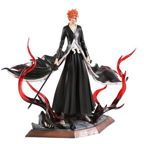 Bleach Ichigo Kurosaki Bankai - Figura Colecionável