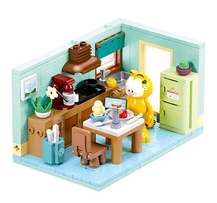 Garfield - Casa House Blocos de Montar Nickelodeon