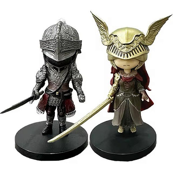 Malenia e Raging Wolf - Elden Ring Figuras Colecionáveis