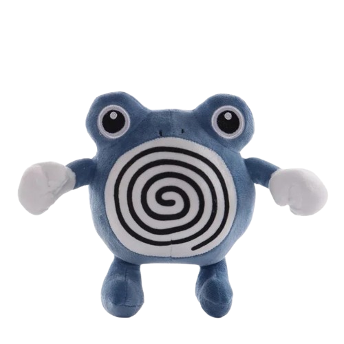 Pokémon Poliwhirl - Pelúcia de Anime
