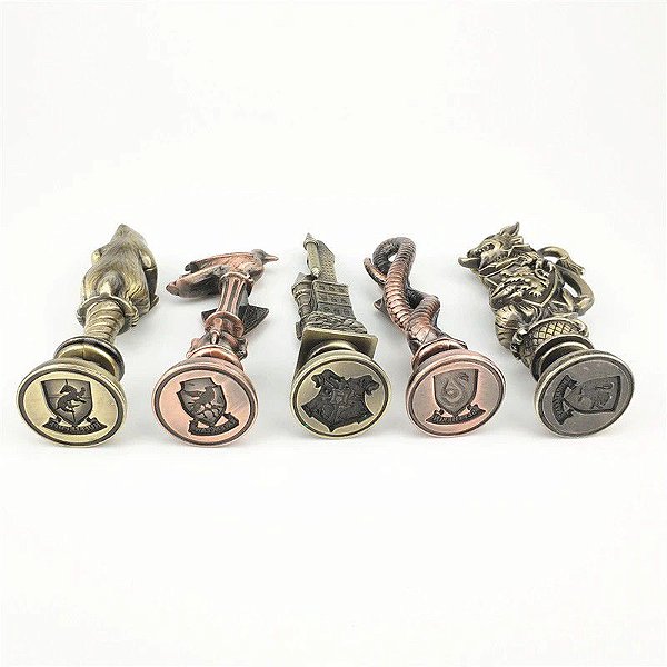 Harry Potter - Kit de Sinetes de Metal das Casas de Hogwarts