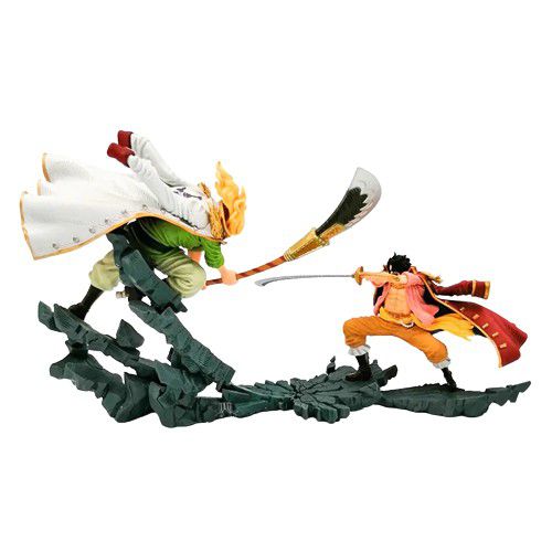 Edward Newgate e Gol D. Roger - Figure Batalha One Piece
