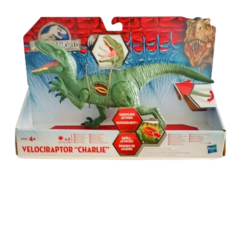 Velociraptor Charlie Dinossauro - Jurassic World Hasbro