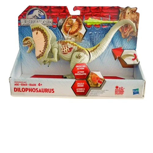 Dilophosaurus Dinossauro - Jurassic World Hasbro