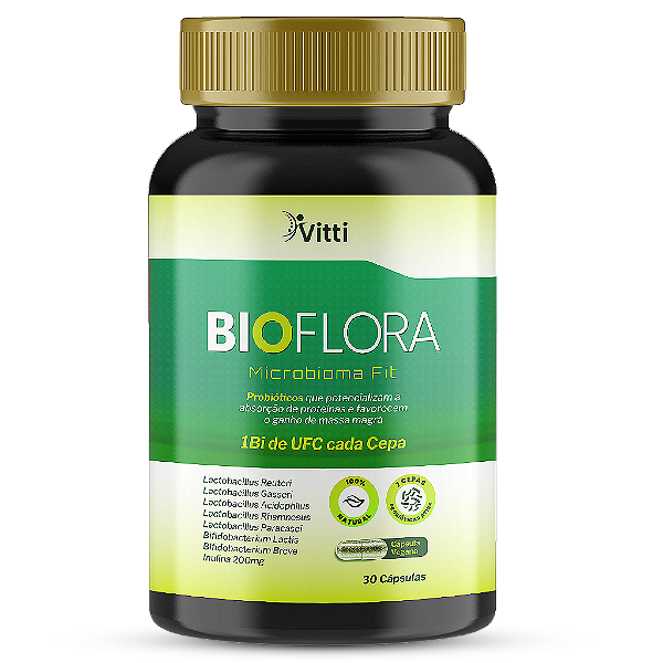 Bio Flora Probióticos 30 Cápsulas | Vitti