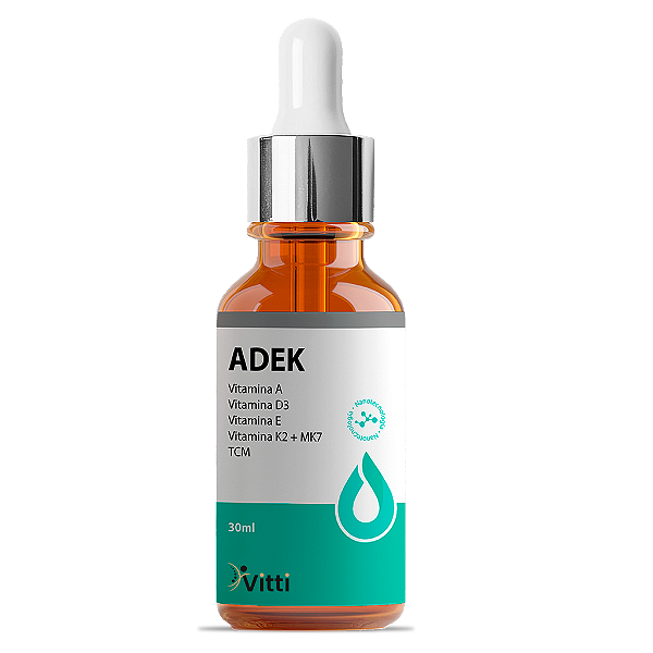 Vitamina ADEK em Gotas 30 ml | Vitti