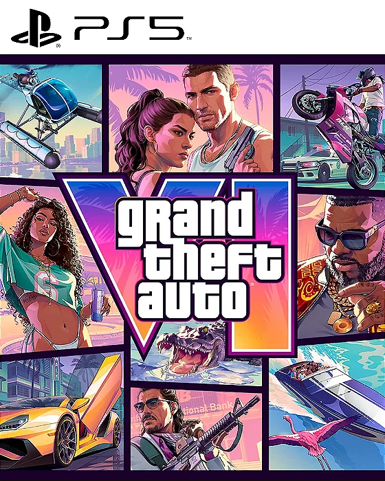 GTA 6 Grand Theft Auto VI - PS5 - Mídia Digital