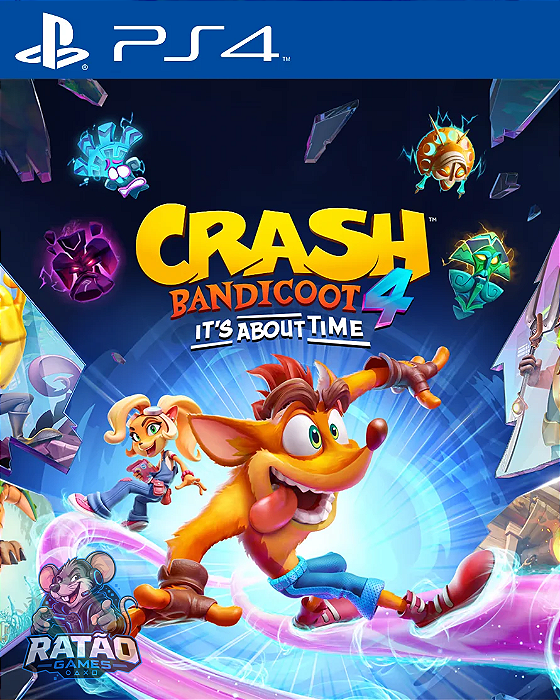 CRASH BANDICOOT 4: IT'S ABOUT TIME - PS5 - MIDIA DIGITAL