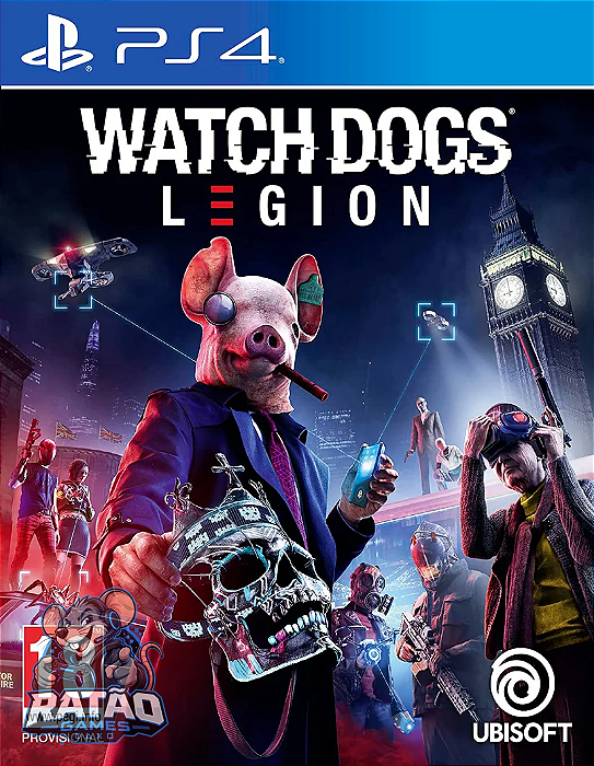WATCH DOGS LEGION - PS4 - MIDIA DIGITAL