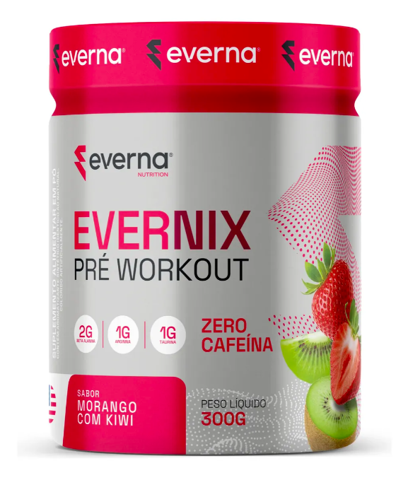 Evernix - pré treino sem cafeína 300g (30 doses)