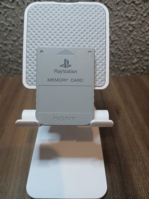 Memory Card Oficial PlayStation 1 (Cinza Padrão / Original)