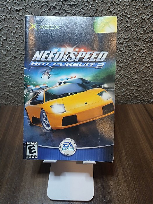 Manual original do jogo Need for Speed: Hot Pursuit 2 para Xbox Clássico