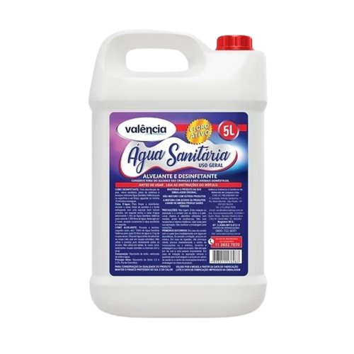 AGUA SANITARIA - 5L - VALÊNCIA