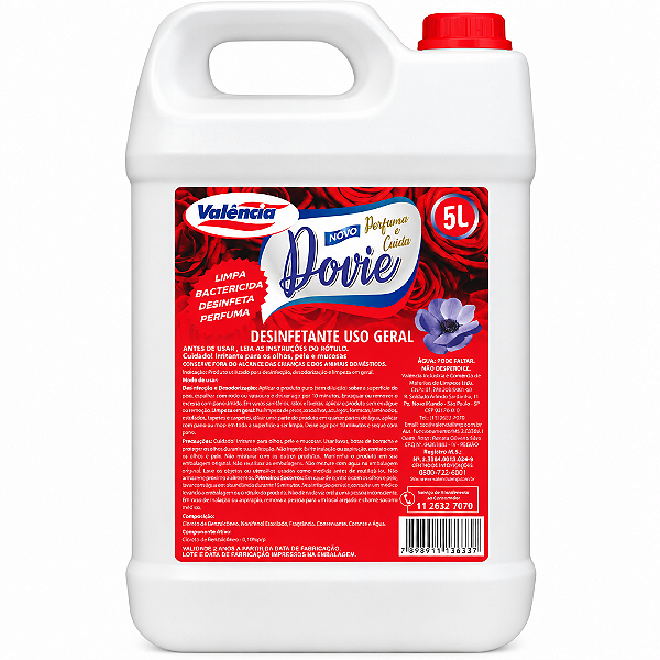 DESINFETANTE DOVIE 5L - VALÊNCIA