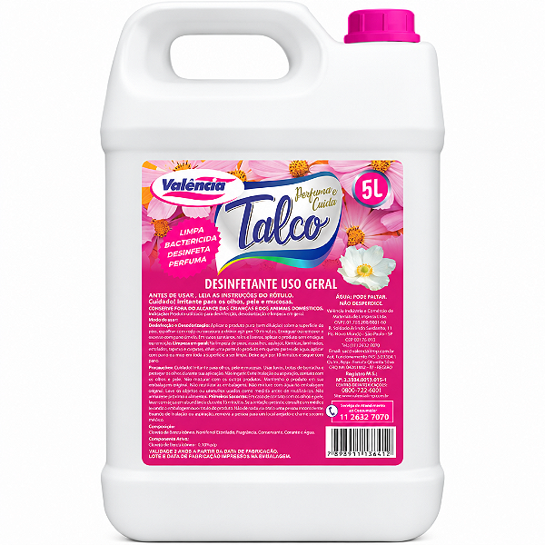 DESINFETANTE TALCO 5L - VALÊNCIA