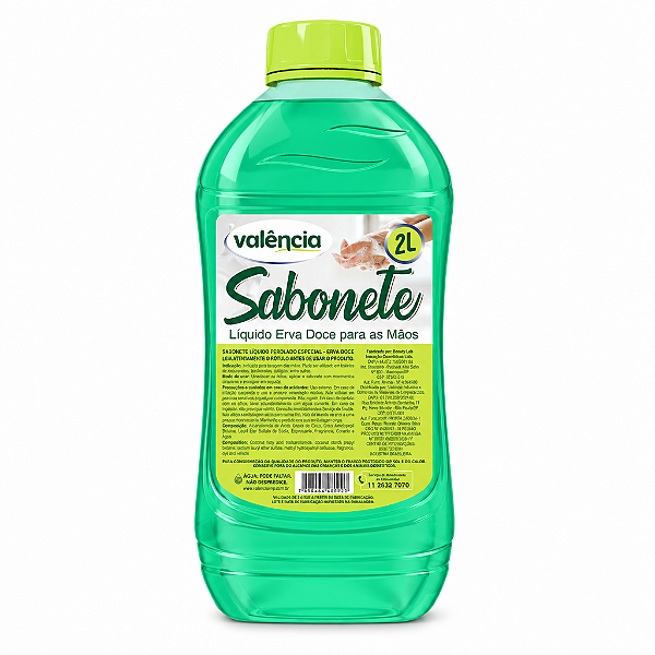 SABONETE PEROLADO ERVA DOCE - 2L - VALÊNCIA