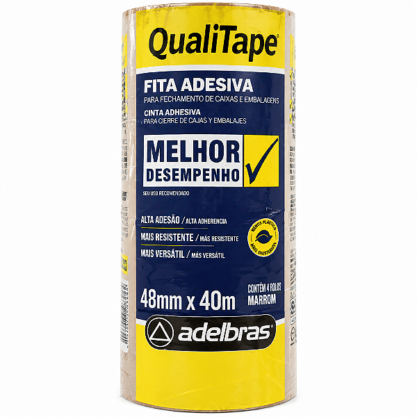 FITA EMPACOTAMENTO 48MMX40M MR - QUALITAPE