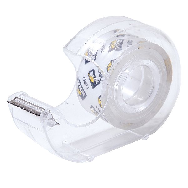 FITA ADESIVA TRANSP C/ SUP 18MMX7,62M - DELI