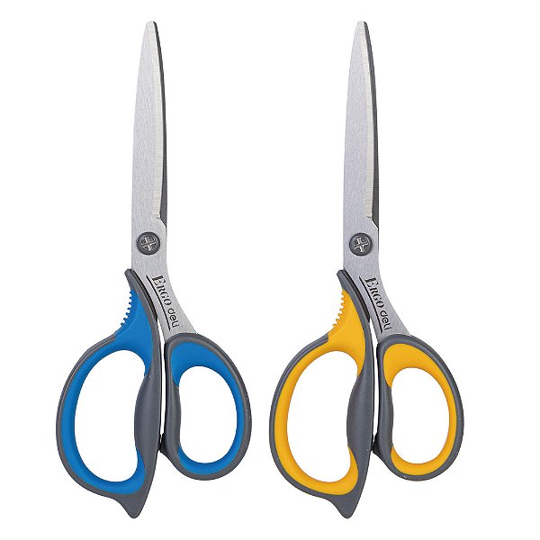 TESOURA INOX ERG GRIP EMBOR 21 CM BL - DELI