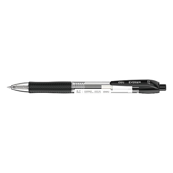 CANETA ESFEROGRAF RETRATIL 0,7MM PTO- DELI