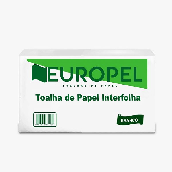 TOALHA INT. BRANCO 19X20 1.000UN - EUROPEL