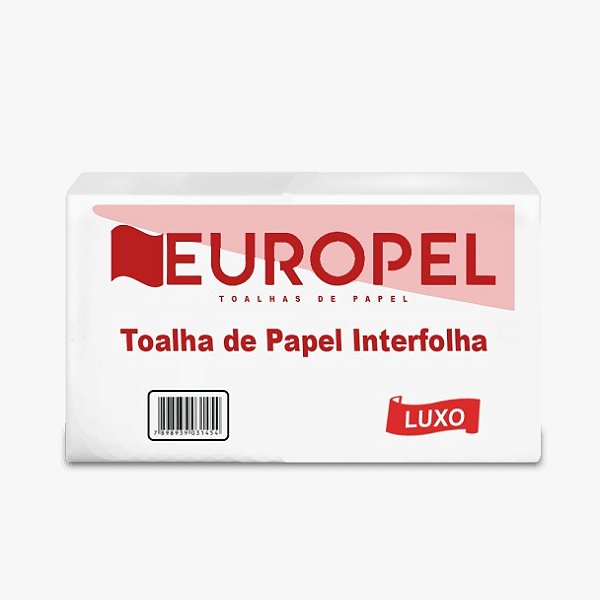 TOALHA INT. LUXO 19X20 1.000UN - EUROPEL