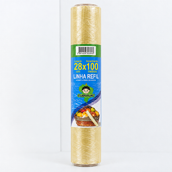 FILM PVC REFIL 28 CM X 100 M - GUARUFILME