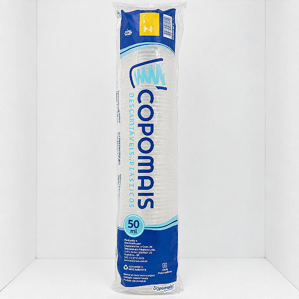 COPO 50ML PS TR C/100UN - COPOMAIS