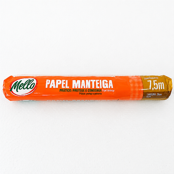 PAPEL MANTEIGA 29X7,5M - MELLO