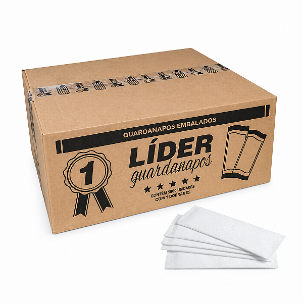 GUARDANAPO SACHE 20X20 C/500X2UN - LIDER