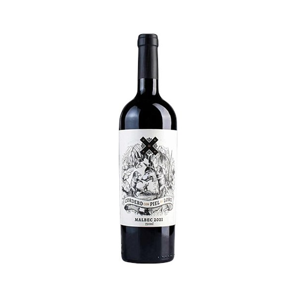 Vinho Cordero con Piel de Lobo Malbec 2021 Tinto Seco 750ml