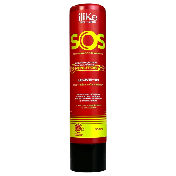 Ilike Sos Antiemborrachamento Recuperação  Leave-in 300ml