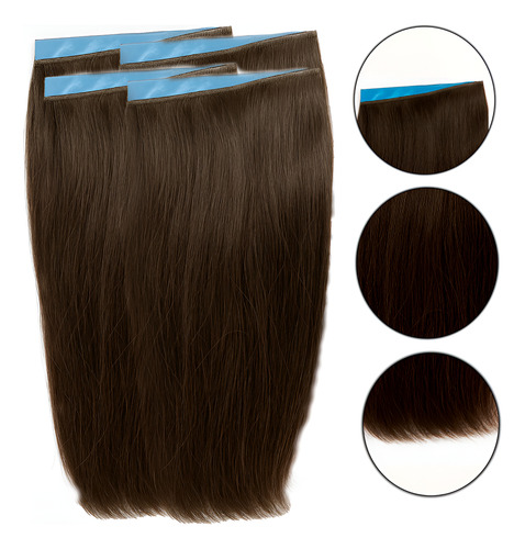 Kit Mega Hair Cabelo Humano Vietnamita 60cm 150 Gramas