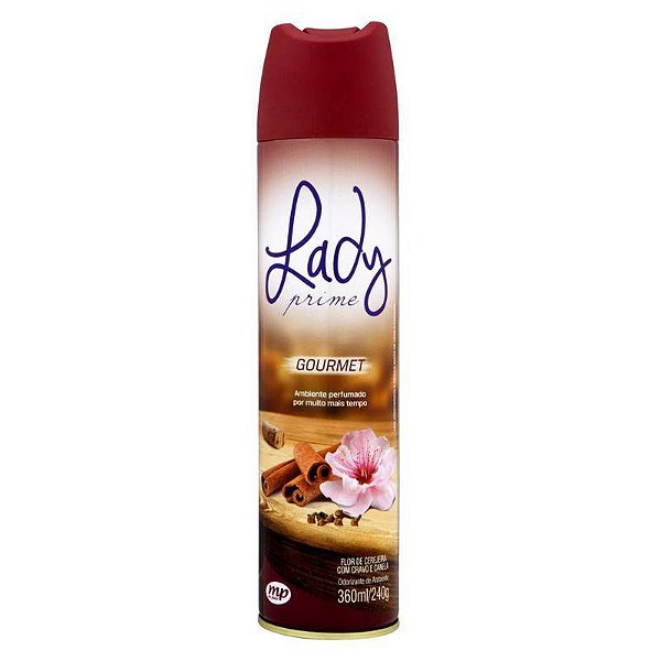 ODORIZADOR 360ML LADY PRIME - FLOR CEREJ/CRAV/CAN