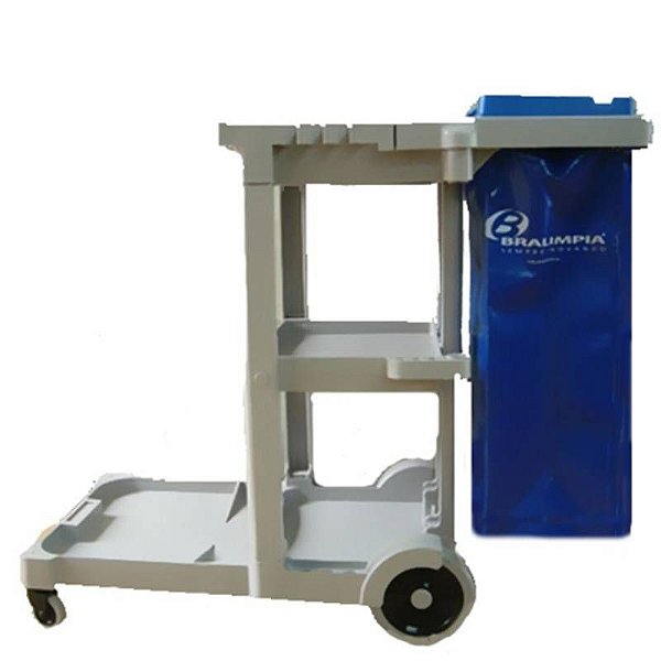 BRALIMPIA CARRO FUNCIONAL AMERICA BOLSA AZUL