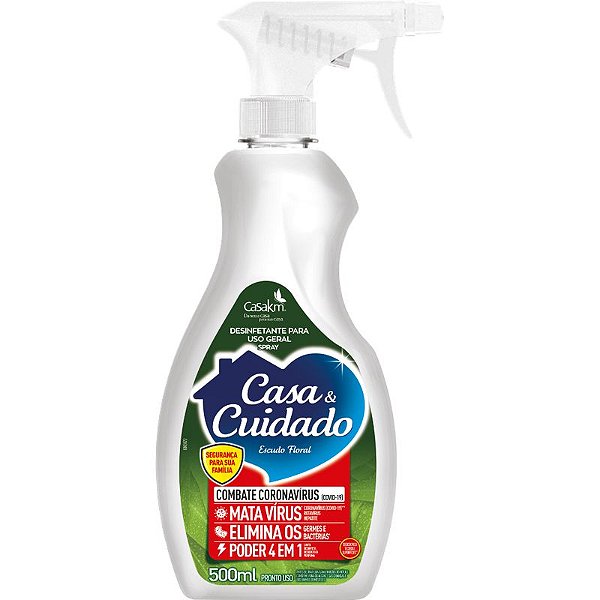 DESINFETANTE CASA & CUIDADO GATILHO ESCUDO FLORAL 500ML