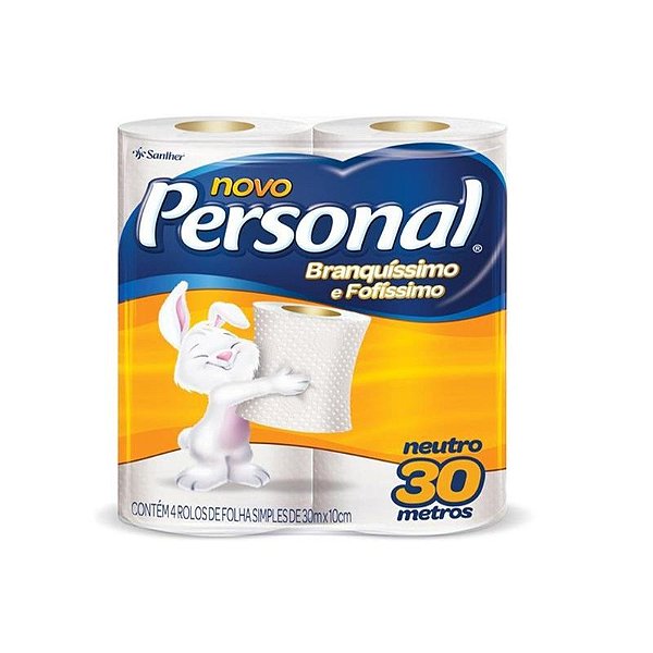 PAPEL HIGIENICO PERSONAL NEUTRO F.S. C/ 04X30 MTS